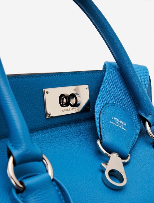 Hermès Toolbox 26 Swift leather Blue Handbag