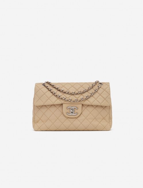 Chanel Timeless Jumbo Lambskin Beige Bag