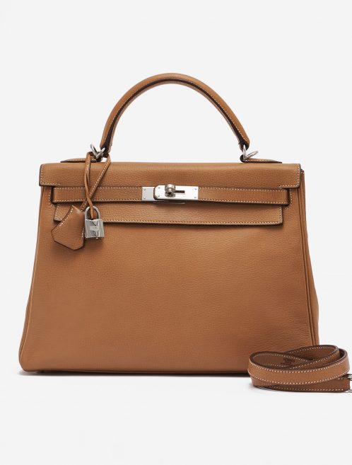 Hermès Kelly 32 Natural Pre-Loved Luxury Handbag