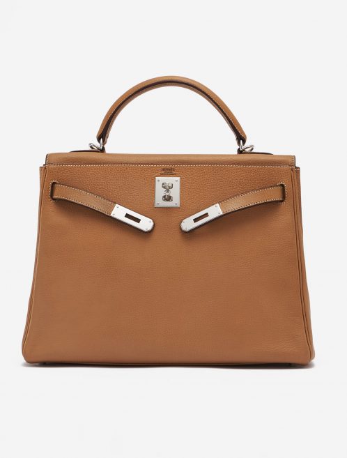 Hermès Kelly 32 Natural Pre-Loved Luxury Handbag