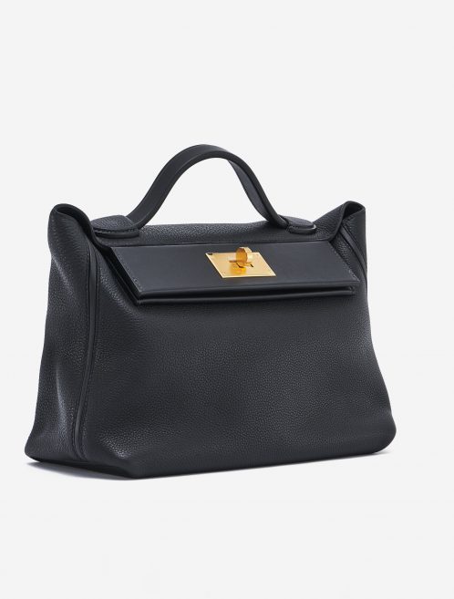 Hermès 2424 29 Clemence Black Handbag SACLÀB