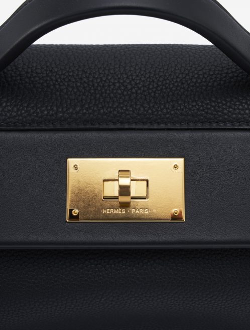 Hermès 2424 29 Clemence Black Handbag SACLÀB