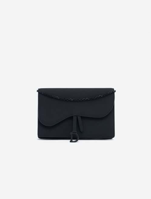 Pre-owned Dior bag Saddle Clutch Calf Ultra Matte Black Black | Sell your designer bag on Saclab.com