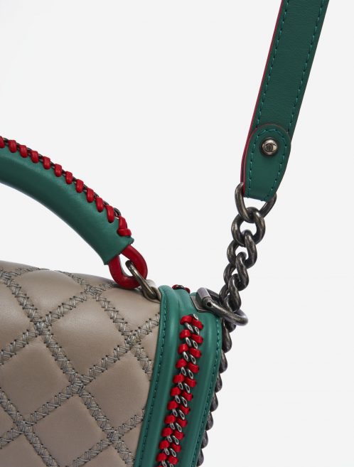 Chanel Boy Runway Edition 2015 Grey Lambskin SACLÀB