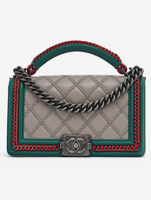 Chanel Boy Runway Edition 2015 Grey Lambskin SACLÀB