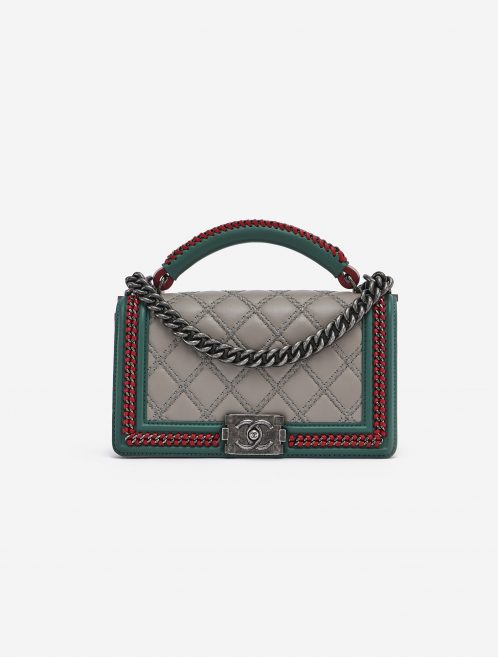 Chanel Boy Runway Edition 2015 Grey Lambskin SACLÀB