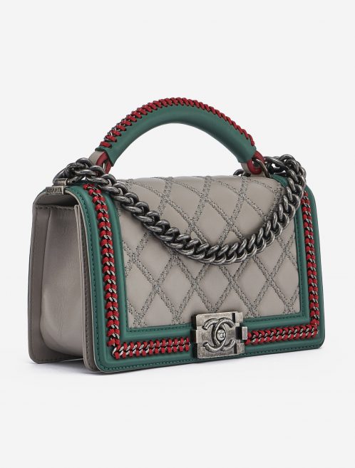 Chanel Boy Runway Edition 2015 Grey Lambskin SACLÀB