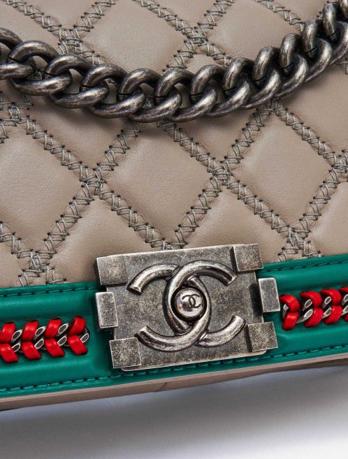 Chanel Boy Runway Edition 2015 Grey Lambskin SACLÀB