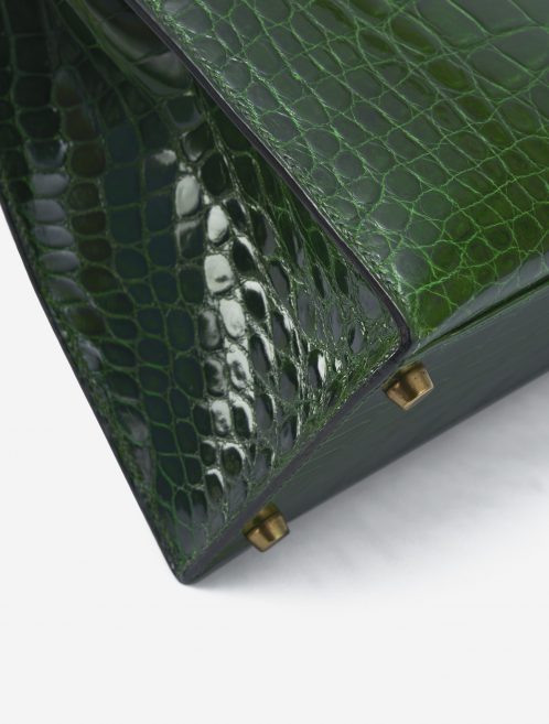Hermès Kelly 32 Alligator Vert Emerald Exotic Handbag