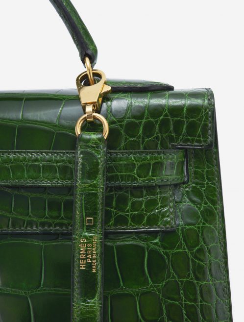 Hermès Kelly 32 Alligator Vert Emerald Exotic Handbag