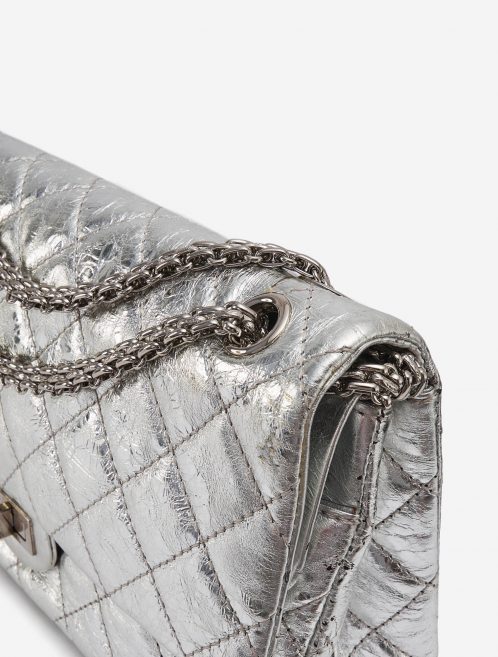 Chanel 2.55 226 Metallic Silver Limited Edition Bag Chain SACLÀB
