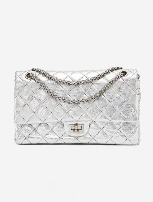 Chanel 2.55 226 Metallic Silver Limited Edition Bag SACLÀB