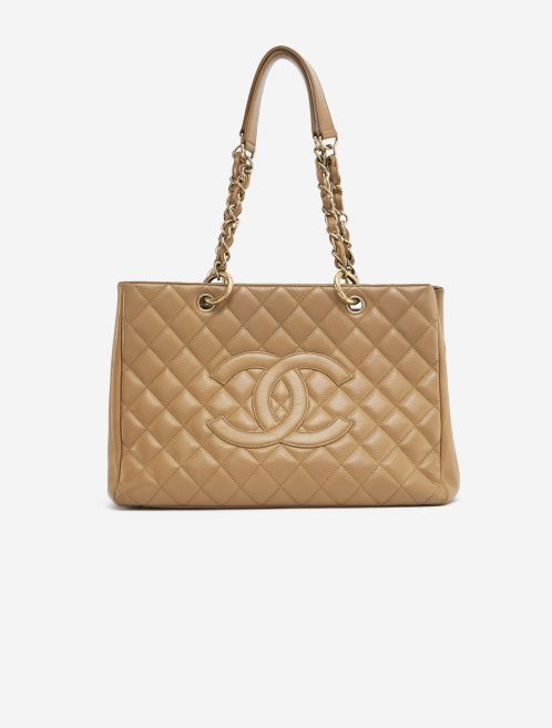 Chanel Shopping Tote Medium Caviar Leather Beige SACLÀB