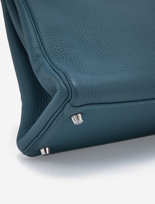 Hermès Kelly 35 Clemence leather Colvert Blue SACLÀB