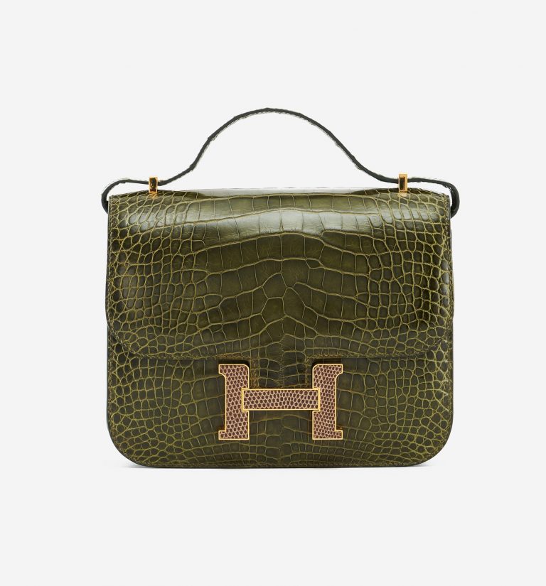 Hermès Constance 18 Marquette Alligator Lizard SACLÀB
