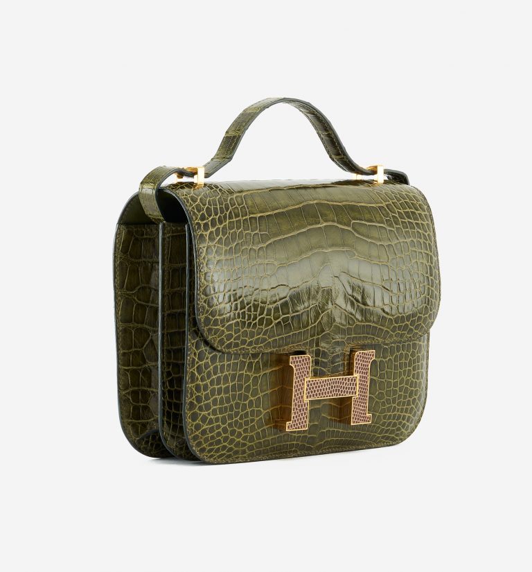 Hermès Constance 18 Marquette Alligator Lizard SACLÀB