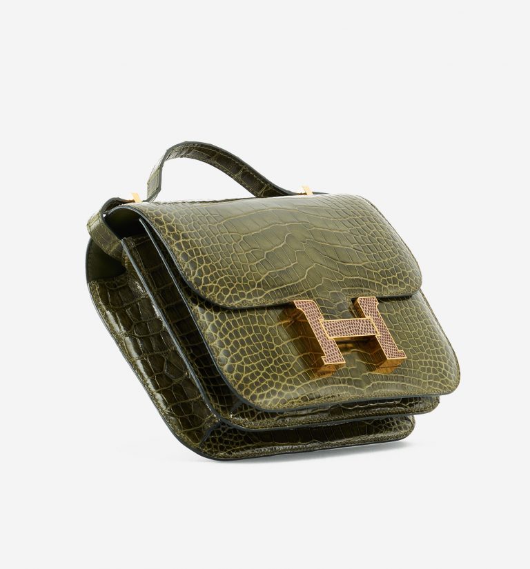 Hermès Constance 18 Marquette Alligator Lizard SACLÀB