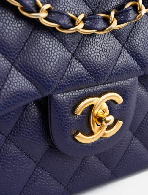 Chanel Timeless Maxi Caviar Leather GHW Dark Blue SACLÀB