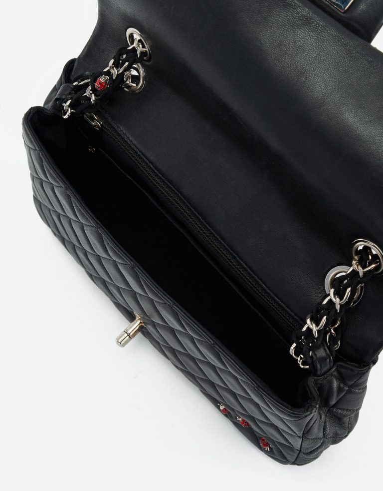 Limited Edition Chanel Timeless Medium Lambskin Black Ladybug