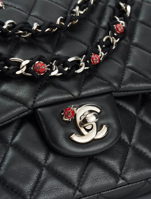 Limited Edition Chanel Timeless Medium Lambskin Black Ladybug