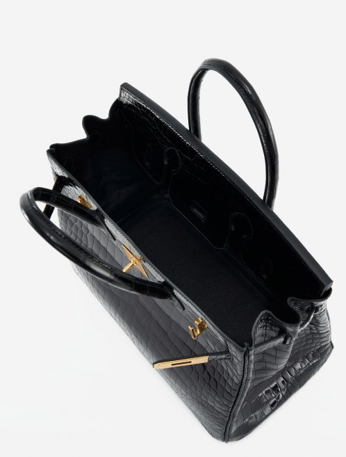 Hermès Birkin 30 Porosus Crocodile Black Exotic Luxury Bag