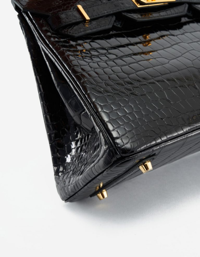 Hermès Birkin 30 Porosus Crocodile Black Exotic Luxury Bag