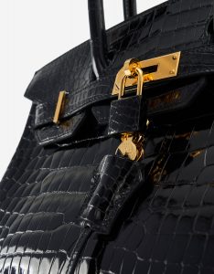 Hermès Birkin 30 Porosus Crocodile Black Exotic Luxury Bag