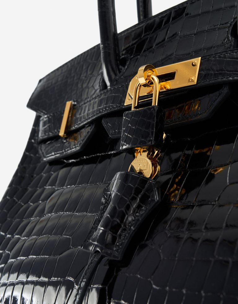 Hermès Birkin 30 Porosus Crocodile Black Exotic Luxury Bag