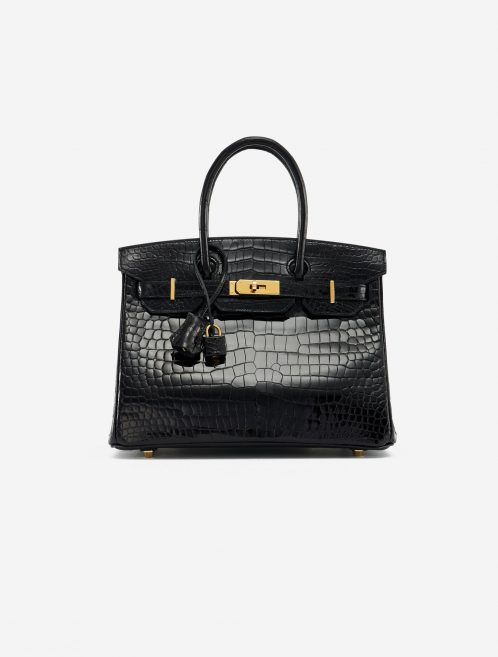 Hermès Birkin 30 Porosus Crocodile Black Exotic Luxury Bag