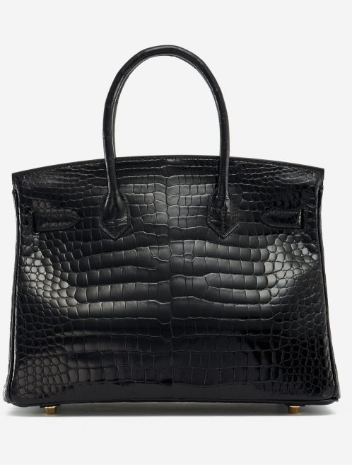 Hermès Birkin 30 Porosus Crocodile Black Exotic Luxury Bag
