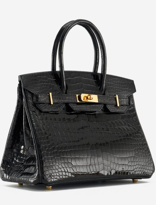 Hermès Birkin 30 Porosus Crocodile Black Exotic Luxury Bag