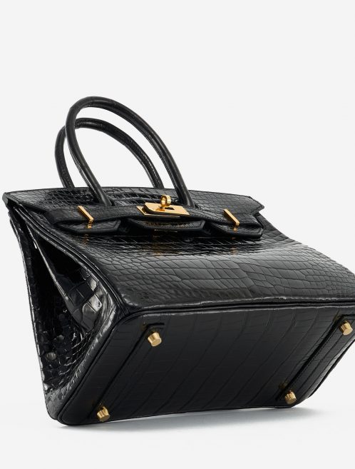 Hermès Birkin 30 Porosus Crocodile Black Exotic Luxury Bag