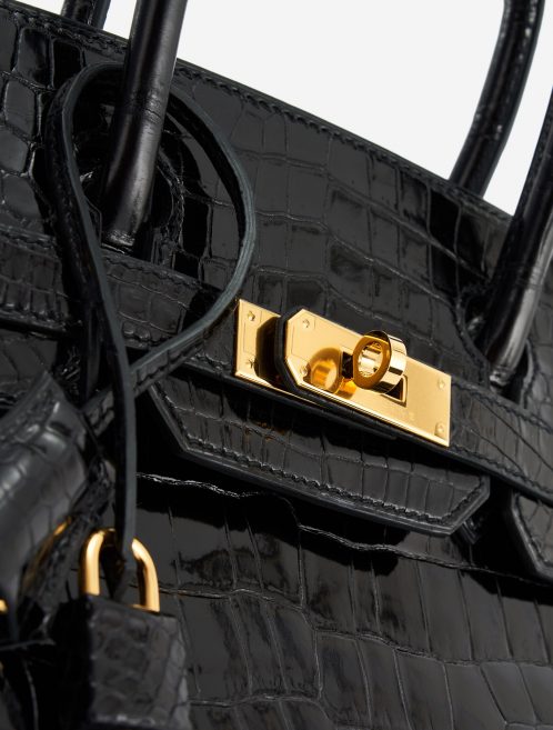 Hermès Birkin 30 Porosus Crocodile Black GHW Exotic Luxury Bag