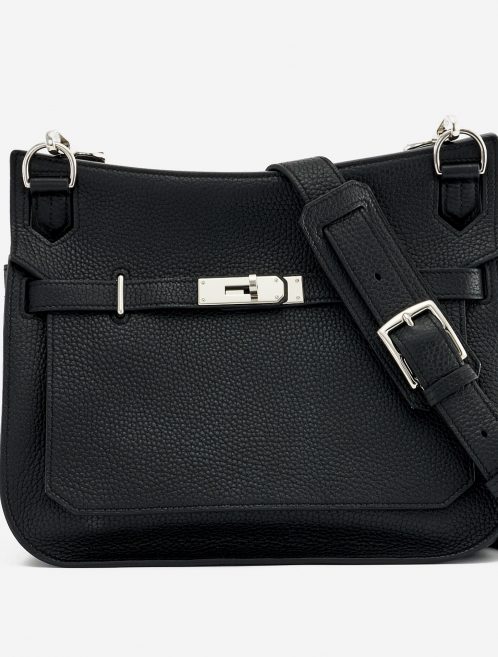 Pre-owned Hermès bag Jypsiere 28 Taurillon Clemence Black Black | Sell your designer bag on Saclab.com
