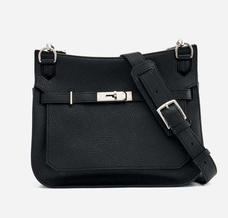 Pre-owned Hermès bag Jypsiere 28 Taurillon Clemence Black Black | Sell your designer bag on Saclab.com