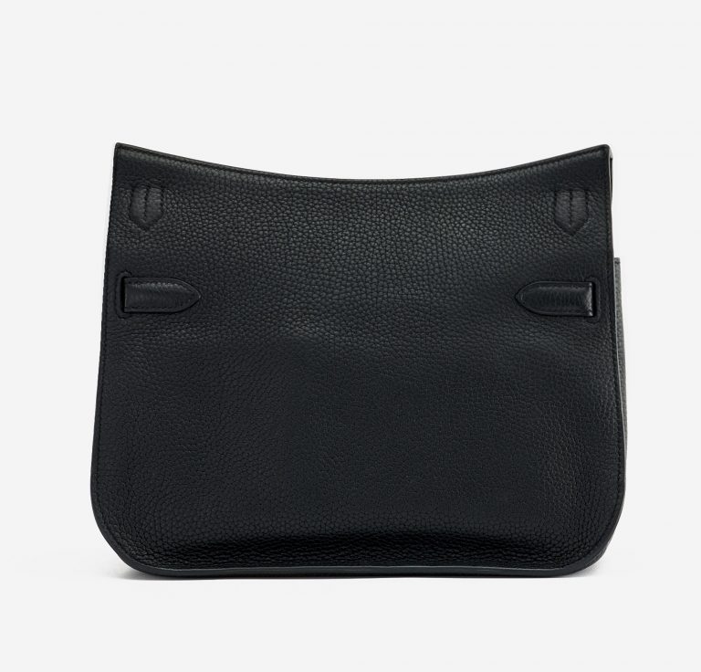 A Pre-Loved Hermés Jypsiere 28 Taurillon Clemence in Black Back