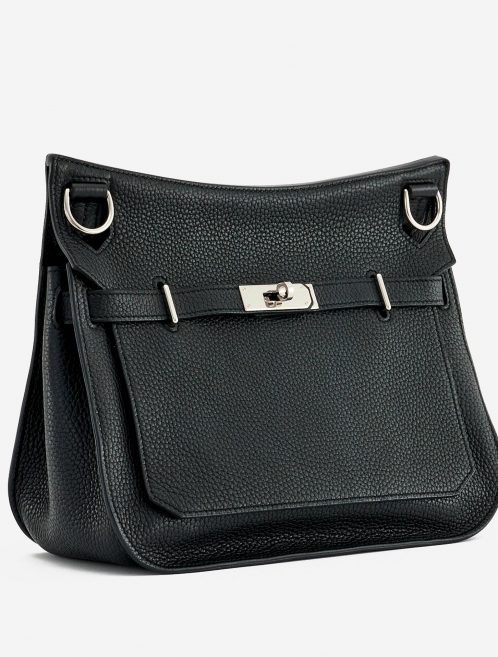 A Pre-Loved Hermés Jypsiere 28 Taurillon Clemence in Black Side