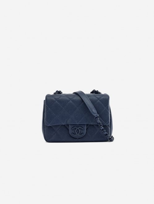 A pre-loved Chanel Timeless Mini Caviar Blue Incognito on SACLÀB