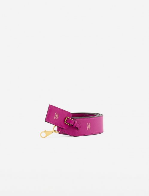 A pre-loved Hermès Kelly Shoulder Strap Swift Leather Rose Pourpre on SACLÀB