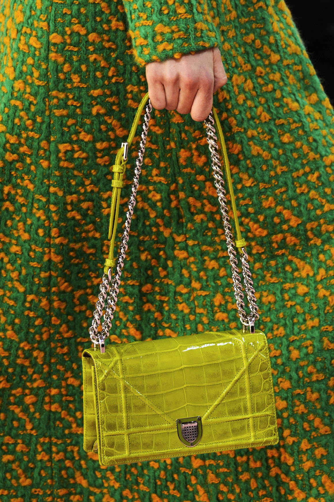 Dior Diorama Crocodile Green Fall Winter 2015 SACLÀB
