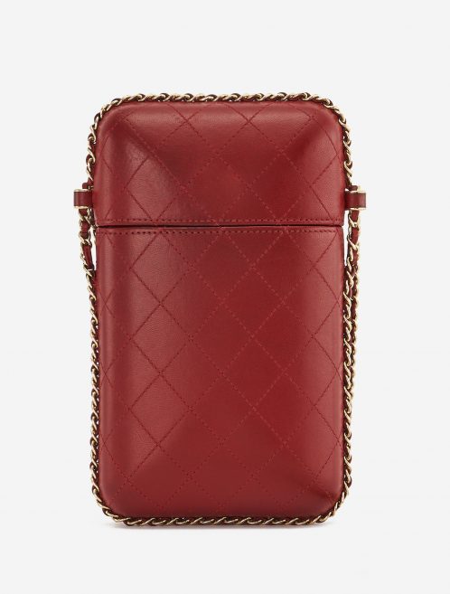 A pre-loved Chanel Clutch with Chain Calfskin Red on SACLÀB