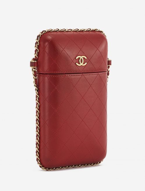 A pre-loved Chanel Clutch with Chain Calfskin Red on SACLÀB