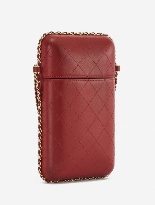 A pre-loved Chanel Clutch with Chain Calfskin Red on SACLÀB
