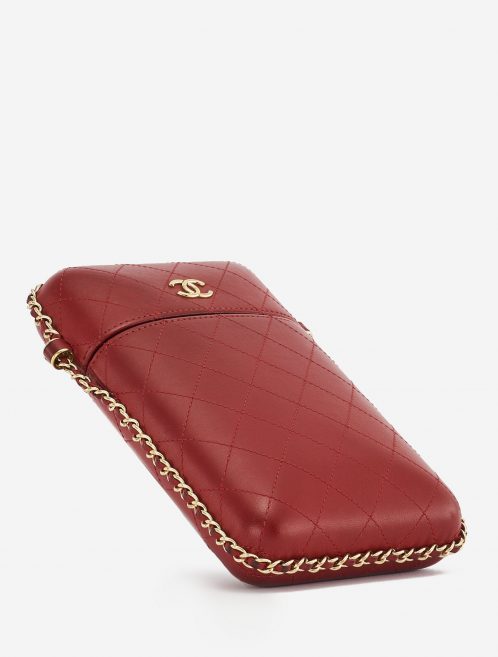 A pre-loved Chanel Clutch with Chain Calfskin Red on SACLÀB