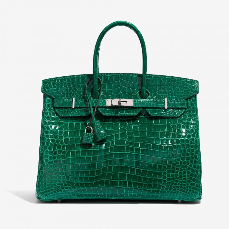 Hermès Birkin 35 Crocodile Porosus Vert Emeraude