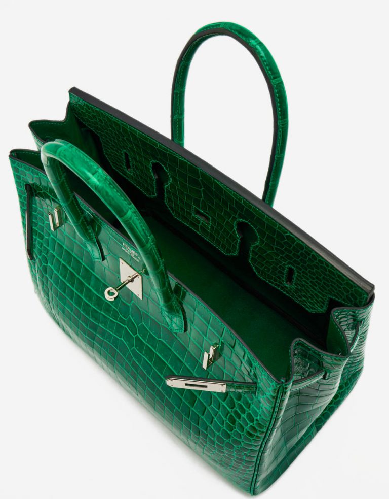 Hermès Birkin 35 Crocodile Porosus Vert Emeraude