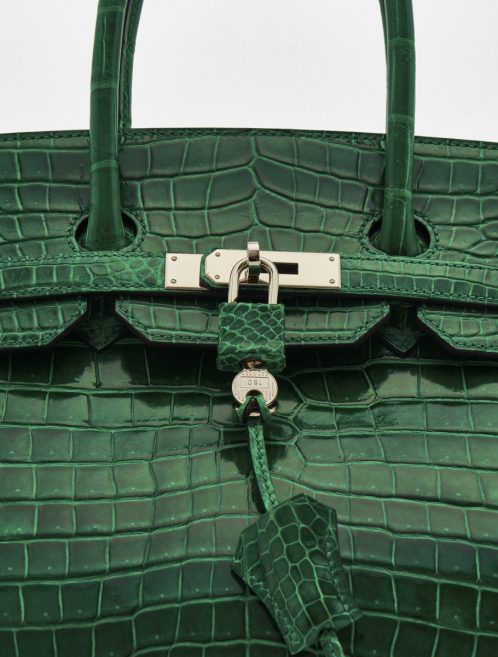 Hermès Birkin 35 Crocodile Porosus Vert Emeraude