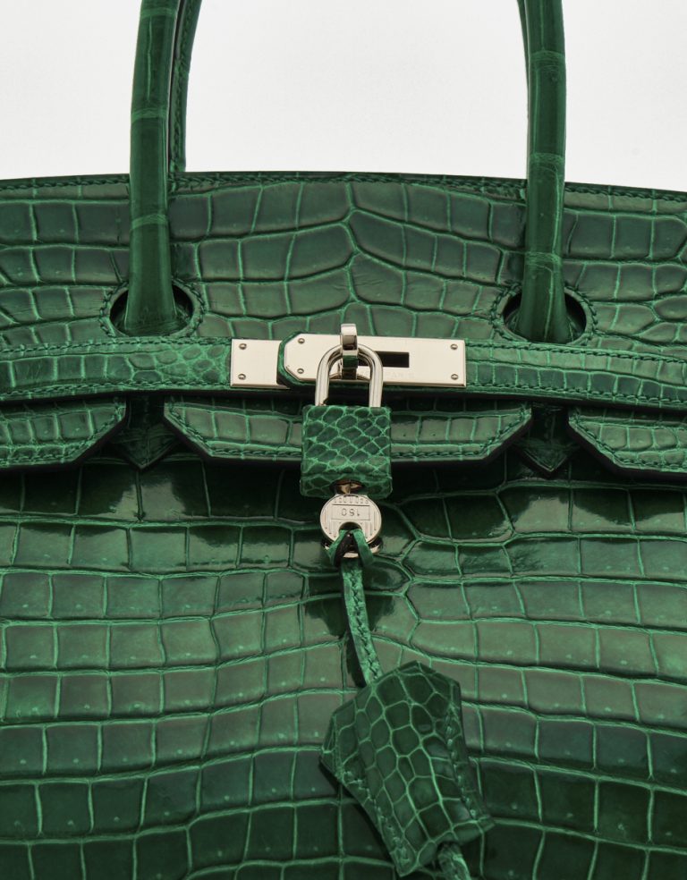 Hermès Birkin 35 Crocodile Porosus Vert Emeraude