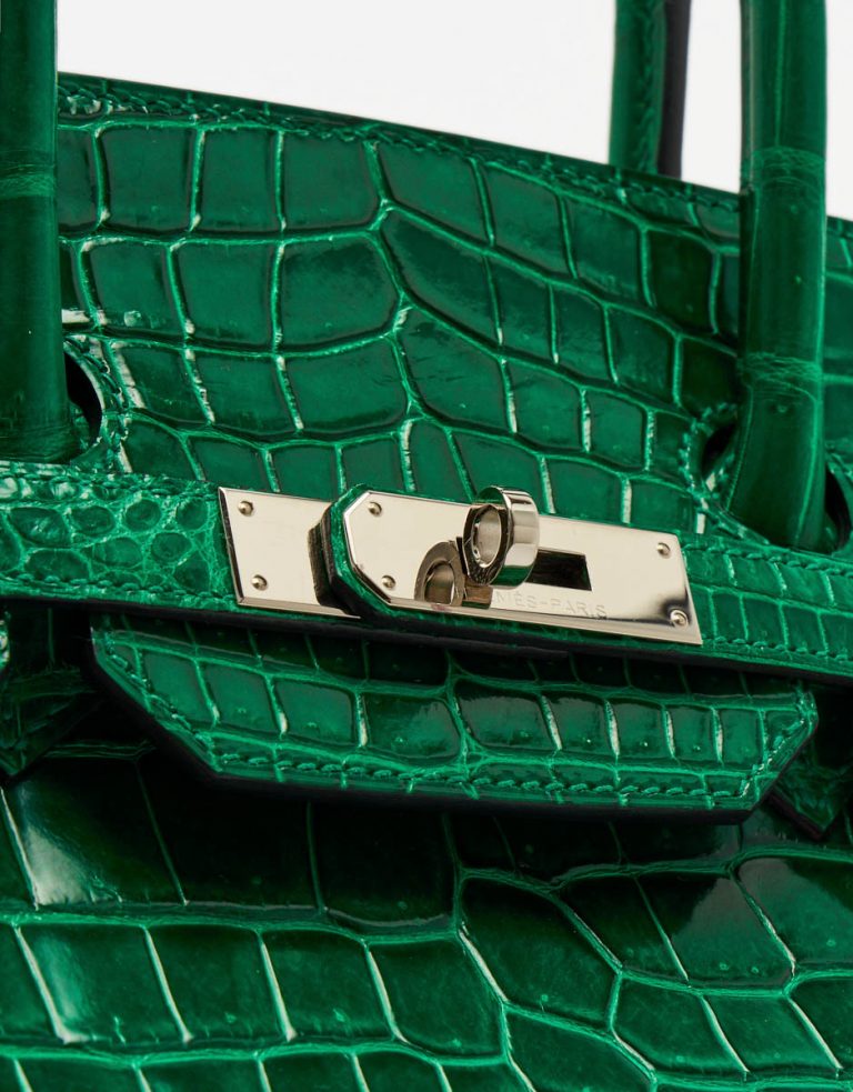 Hermès Birkin 35 Crocodile Porosus Vert Emeraude