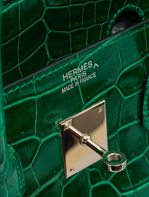 Hermès Birkin 35 Crocodile Porosus Vert Emeraude